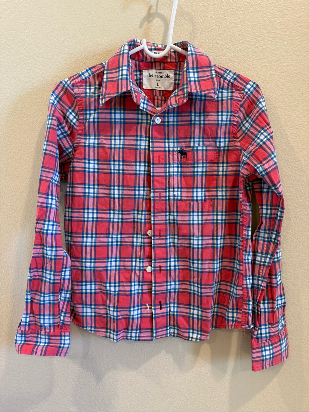 Abercrombie Kids Plaid Button-Down Shirtt